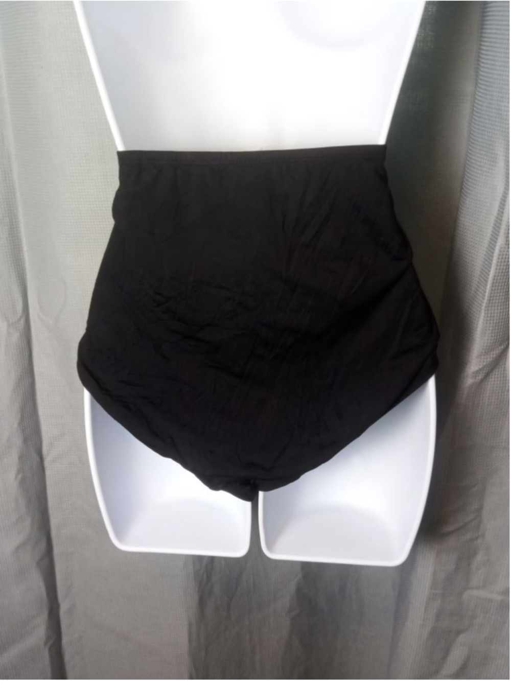 Women's Kona Sol Black High Waist Full Seat Bikini Bottom Size L - Picture 3 of 4